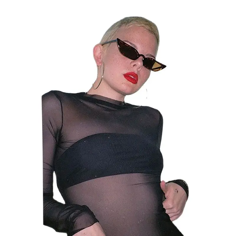 

Милое прозрачное сексуальное платье, облегающие платья с круглым вырезом для женщин, вечерние Клубные облегающие эластичные однотонные пл...