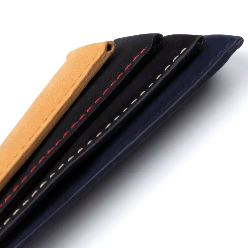 Ремешок из нубука для наручных часов браслет с застежкой 20 мм цвет