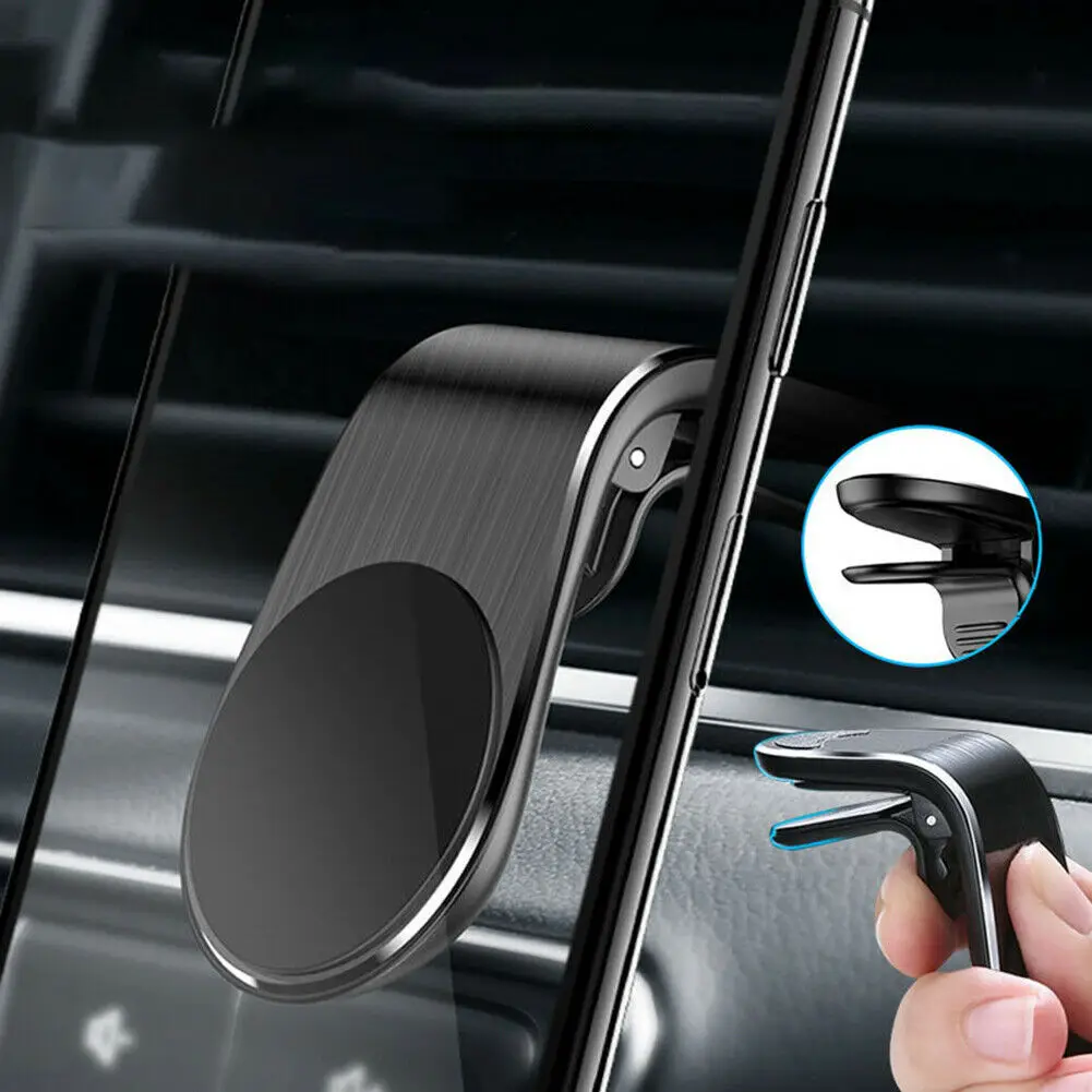 Магнитный автомобильный держатель для телефона в форме L крепление на