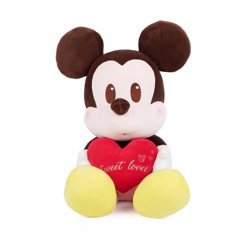 

Original Disney Cartoon Plush Stuffed Toy Doll LOVE Mickey Minnie Gift Toy Valentine's Day Gift & Toddler Toys For Wedding Gife