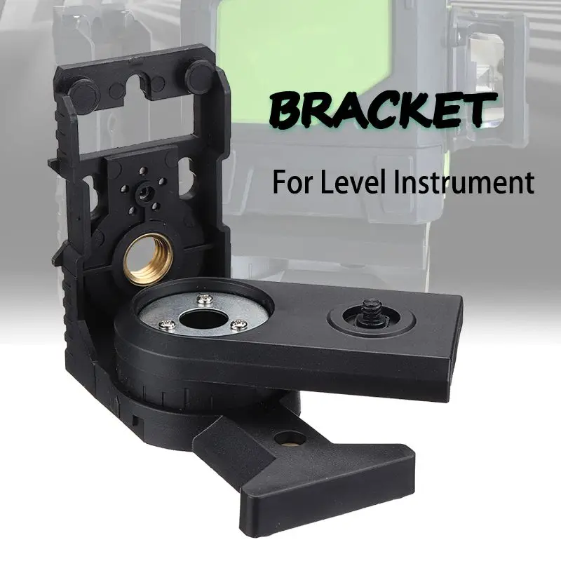 

180 Adjustable Laser Level Magnetic Wall Mounted Bracket Interface Infrared Level Hang Wall Hanger Horizontal Instrument Bracket