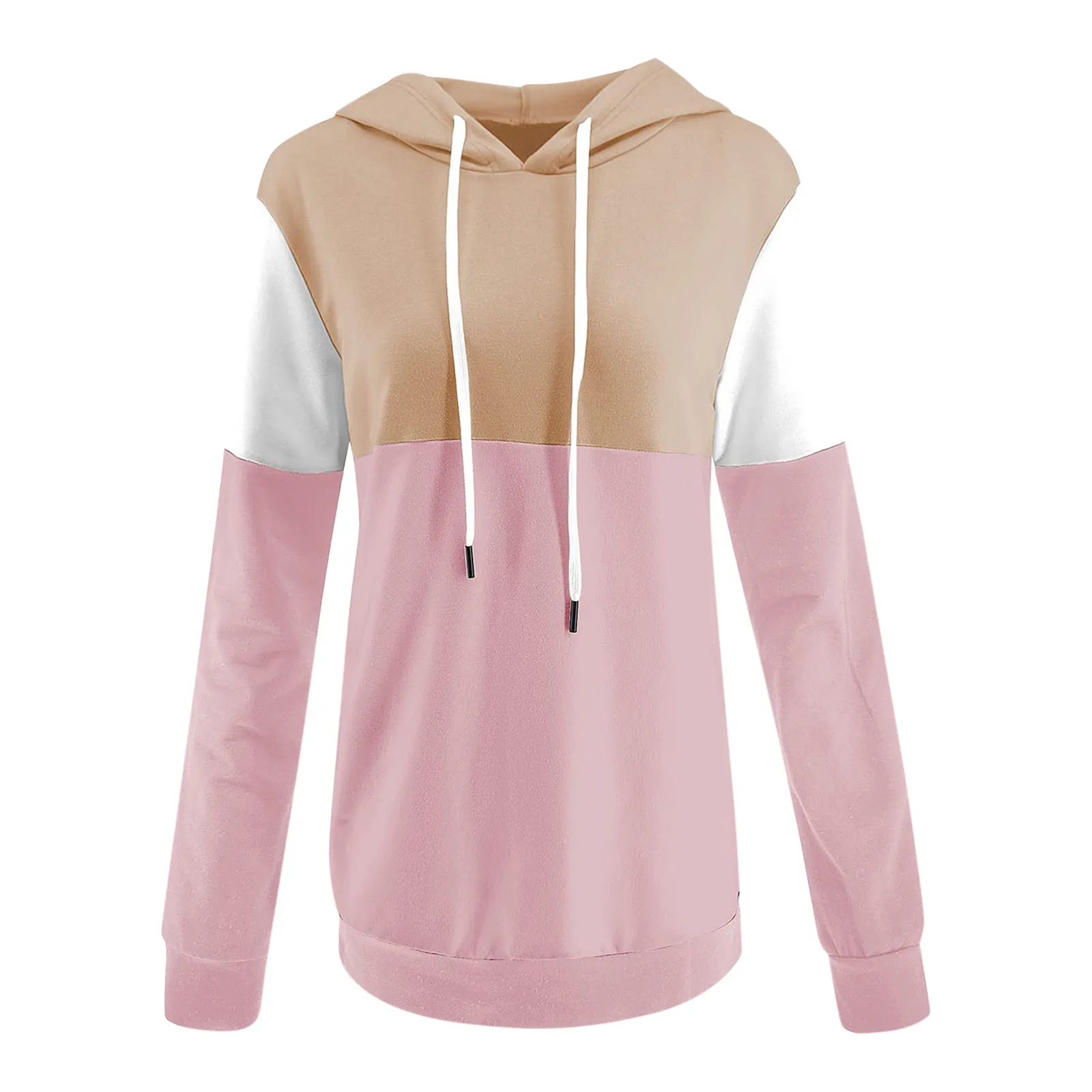 

Streetwear Oversized Hoodie Women Female Clothing Autumn Harajuku Aesthetic Hoodie Patchwork Long Sleeve Sweatshirt for Women