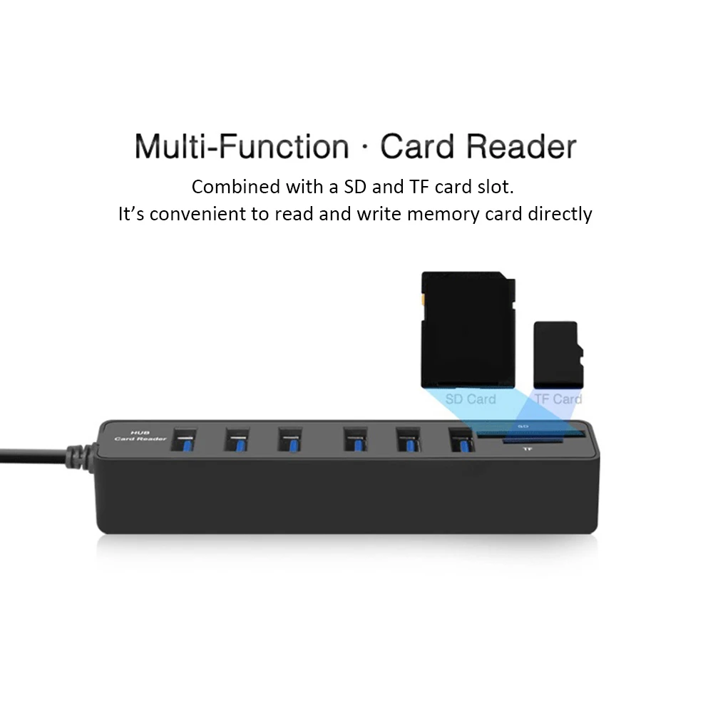 JDL HSD8 usb хаб USB 3 0 концентратор комбинированный разветвитель 3/6 портов опционально