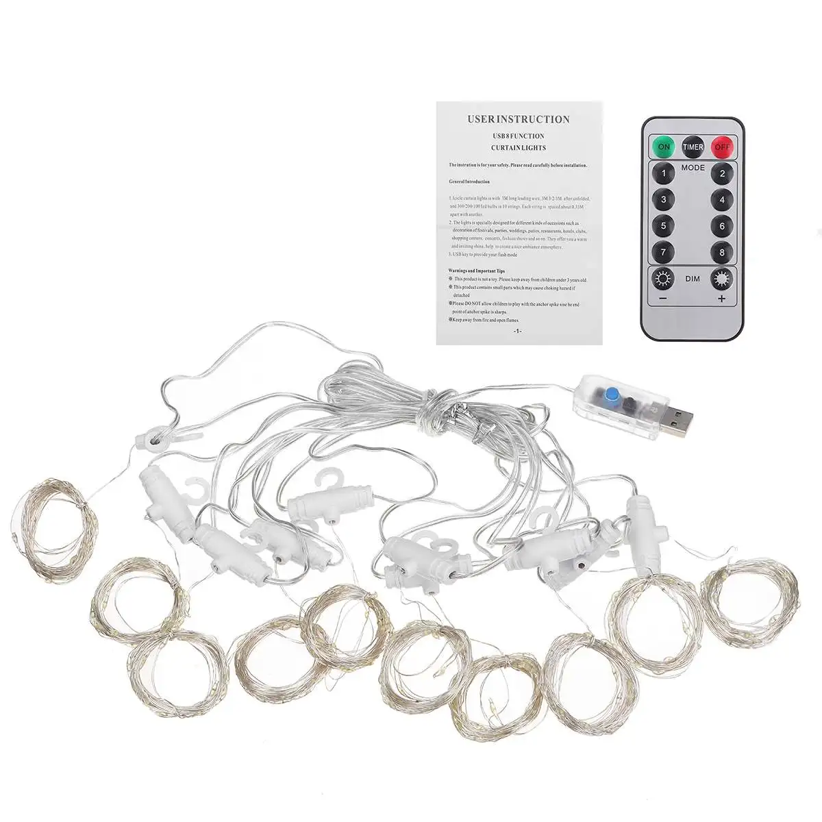 

10ft 3m led wedding fairy string light christmas light 300 led fairy light garland for garden party curtain Christmas decoration