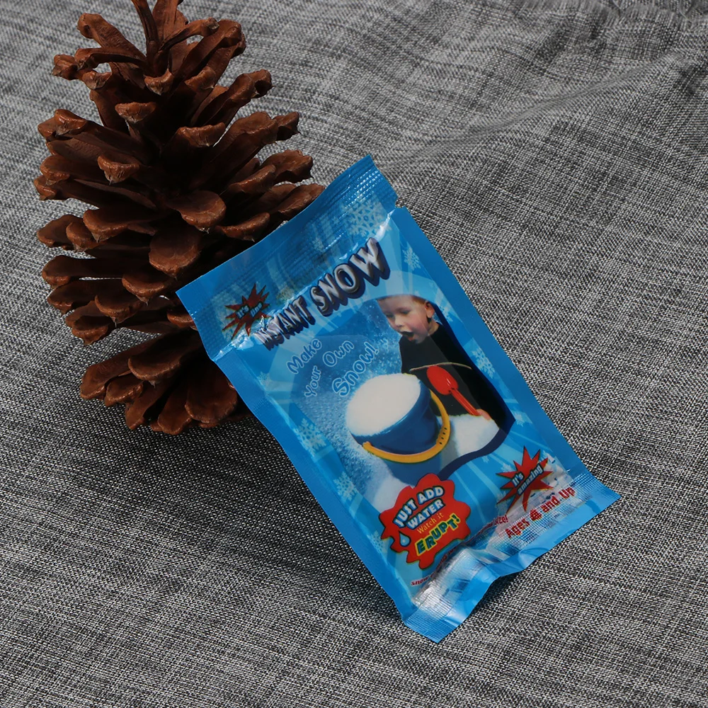1 сумка для ПК искусственный снег мгновенный Snow Powder Снеж. Порошок пушистая