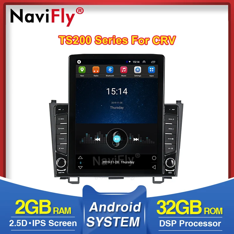 Автомагнитола NaviFly HD 1024*768 с вертикальным экраном Tesla DSP IPS Wi-Fi радио FM | Автомобили и