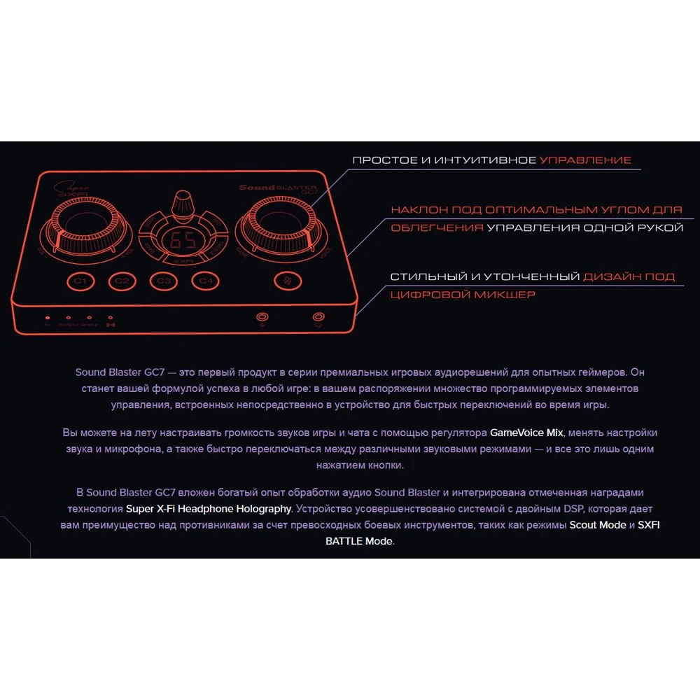 Звуковая карта Creative Sound Blaster GC7 70SB185000000 | Компьютеры и офис