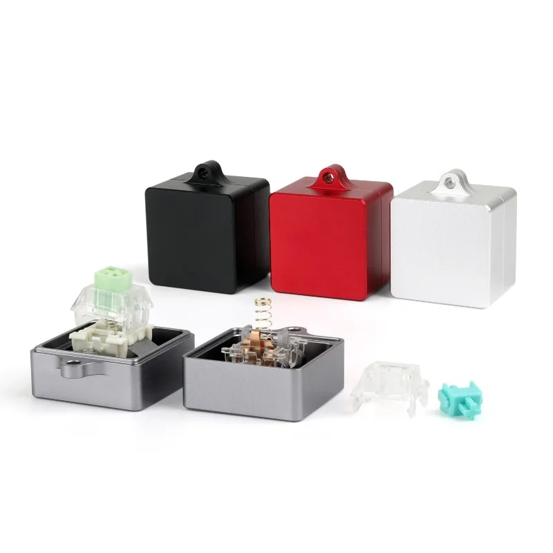 

2in1CNC Machined Aluminum Switch Opener For Mechanical Keyboard Switch Cherry Gateron TTC Kailh Box 7 colors