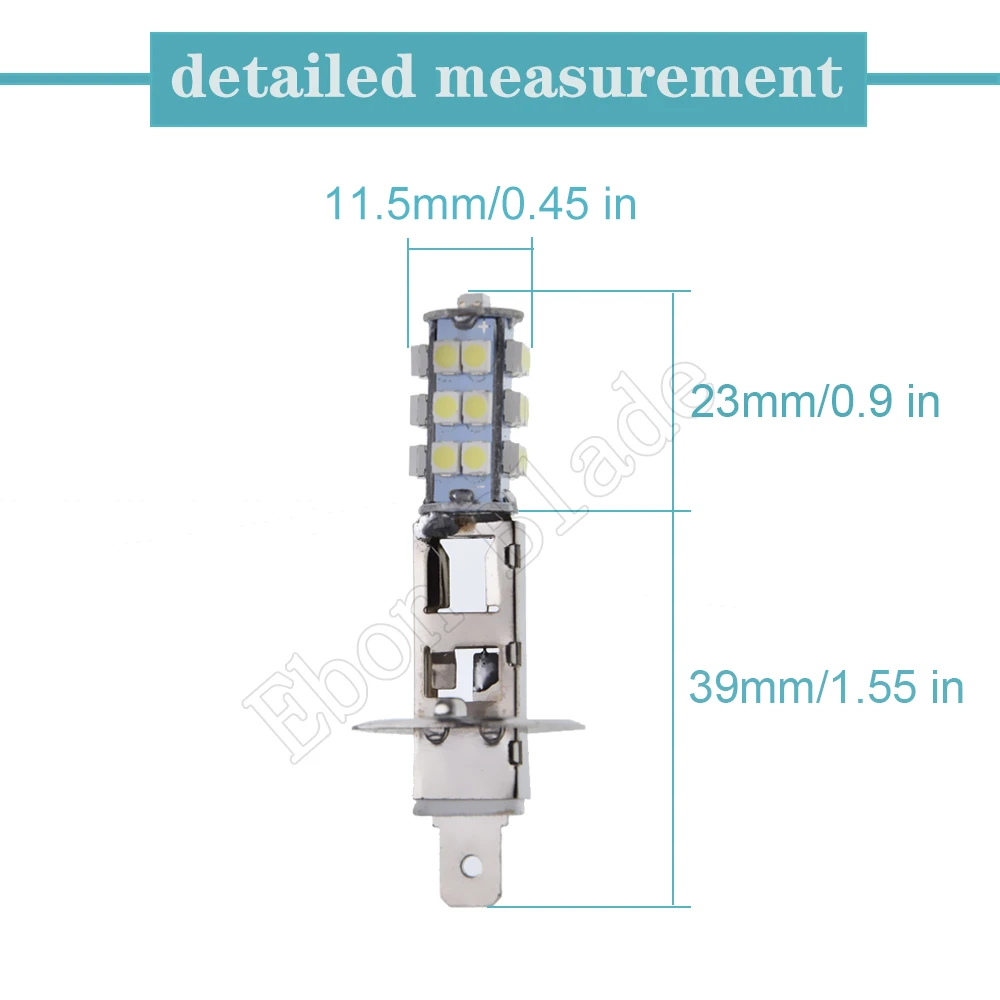 Пара светодиодных ламп H1 супер яркие лампы высокой мощности H3 25-SMD 3528