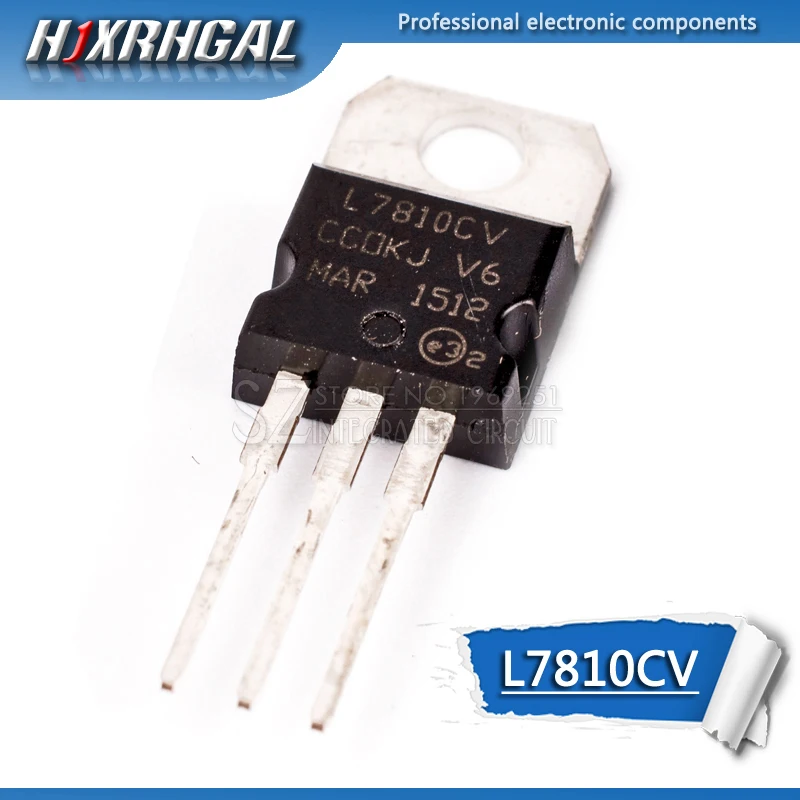 1 шт. L7810CV TO220-220 7810 LM7810 MC7810 L7810 | Электронные компоненты и принадлежности