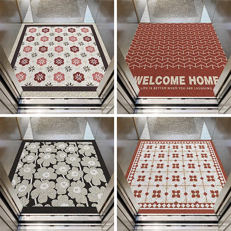 

INS Dust-proof Home Door Mat Living Room Mat Kitchen Mat Bath Mat Entrance Door Mat Carpet PVC Anti-slip Mat Custom Mat Carpet