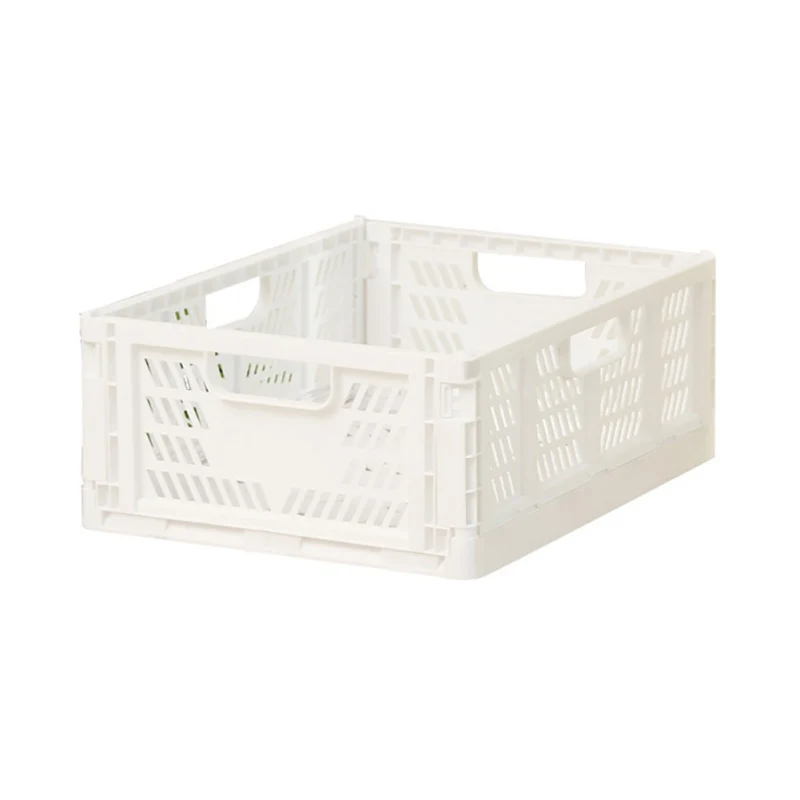 

Storage Folding Basket Rectangle White Blue Grocery Cabinet Drawer Sorting And Sorting Storage Box Washing Storage Basket#1#1
