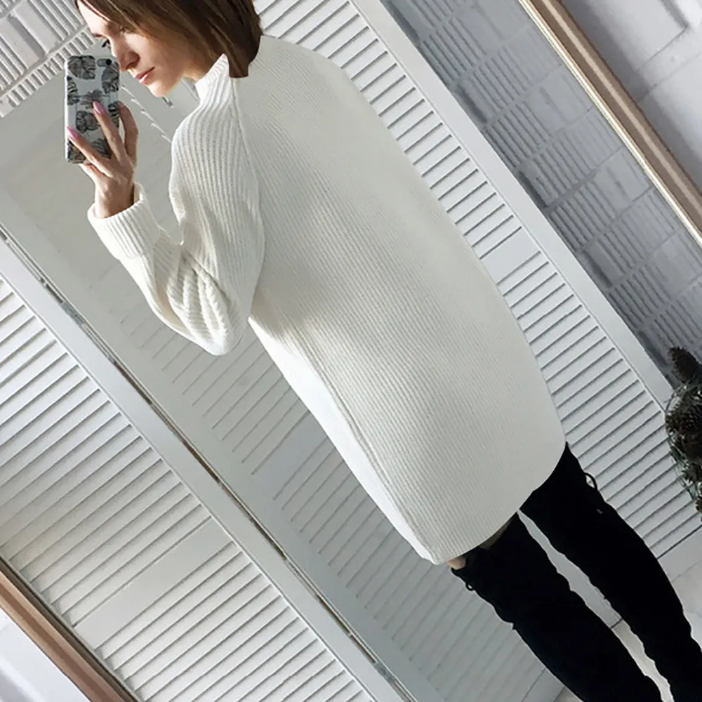 Новинка женский свитер зима-осень повседневный джемпер с длинным рукавом