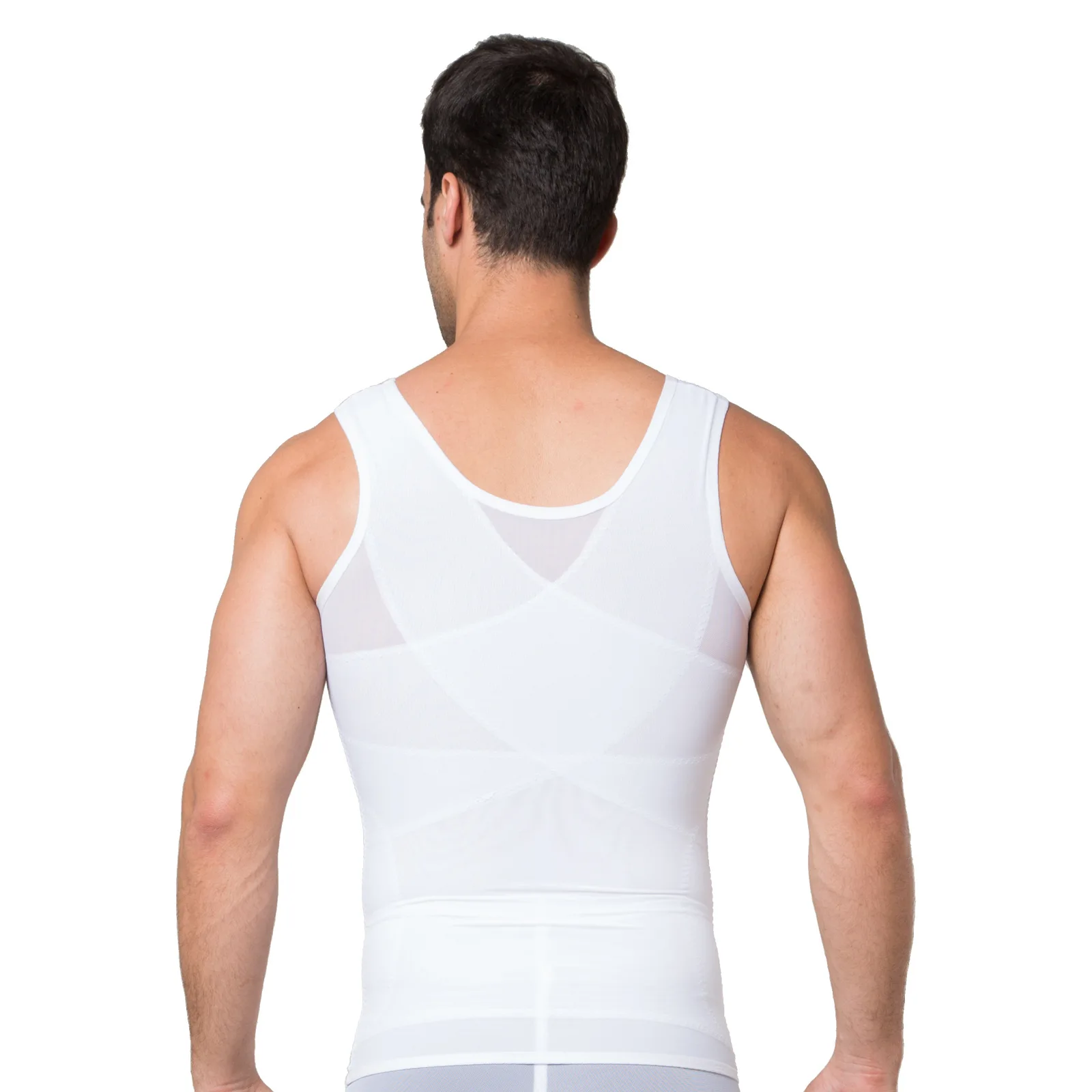 

Men Corset Body Slimming Tummy Shaper Fat Burning Vest Belly Waist Girdle Shirt Shapewear Underwear Waist Girdle Shirts