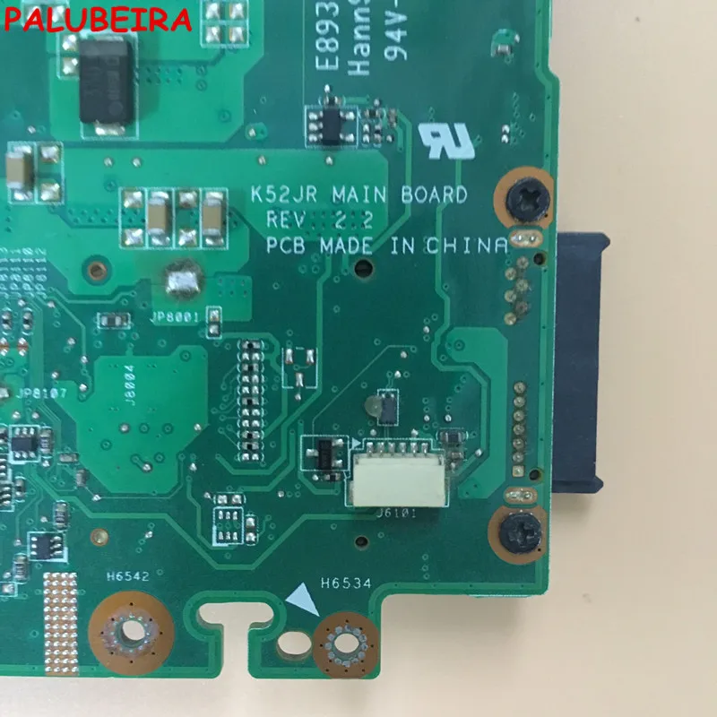 PALUBEIRA K52JC материнская плата для ноутбука ASUS K52JC K52JT K52JR test оригинальная материнская плата GT310M видеокарта REV: 2,2