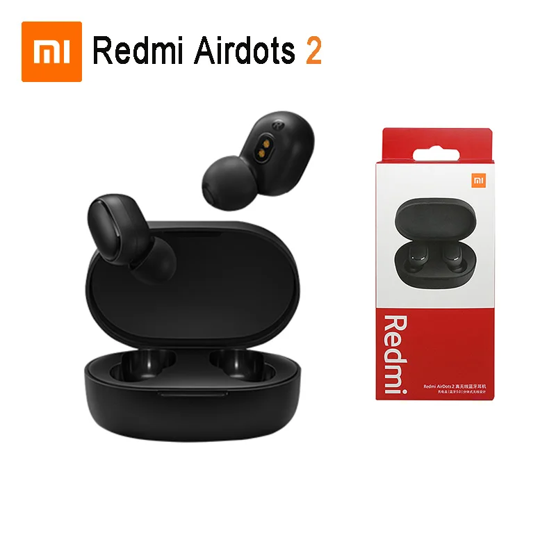 

Xiaomi Redmi Airdots 2 Earphones True Wireless Headphones Bluetooth 5.0 Noise Tws Original Xiaomi Airdots S Headset With Mic