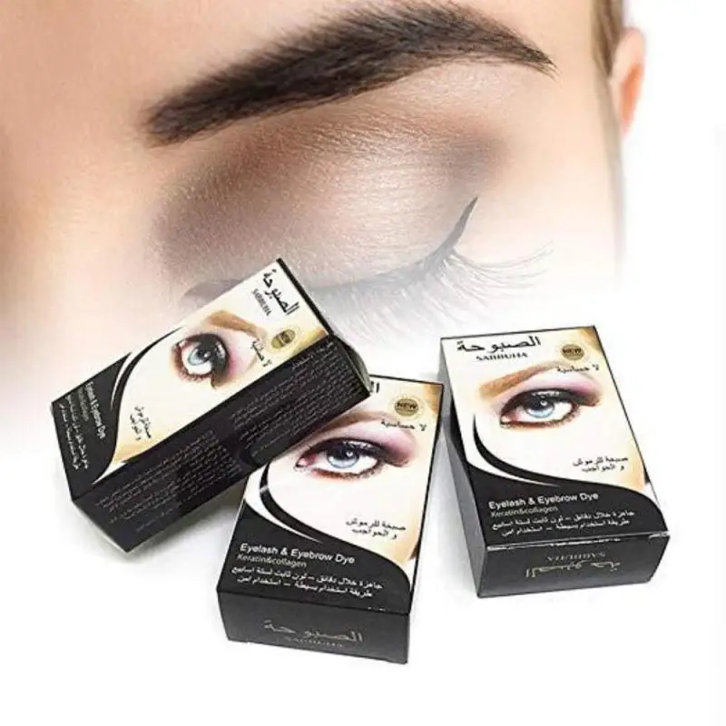 3 Color Fast Tint Dye Eyebrow Cream Professional Long Lasting Natural Coffee Black Eyelash Gel With Brush TSLM1 | Красота и здоровье