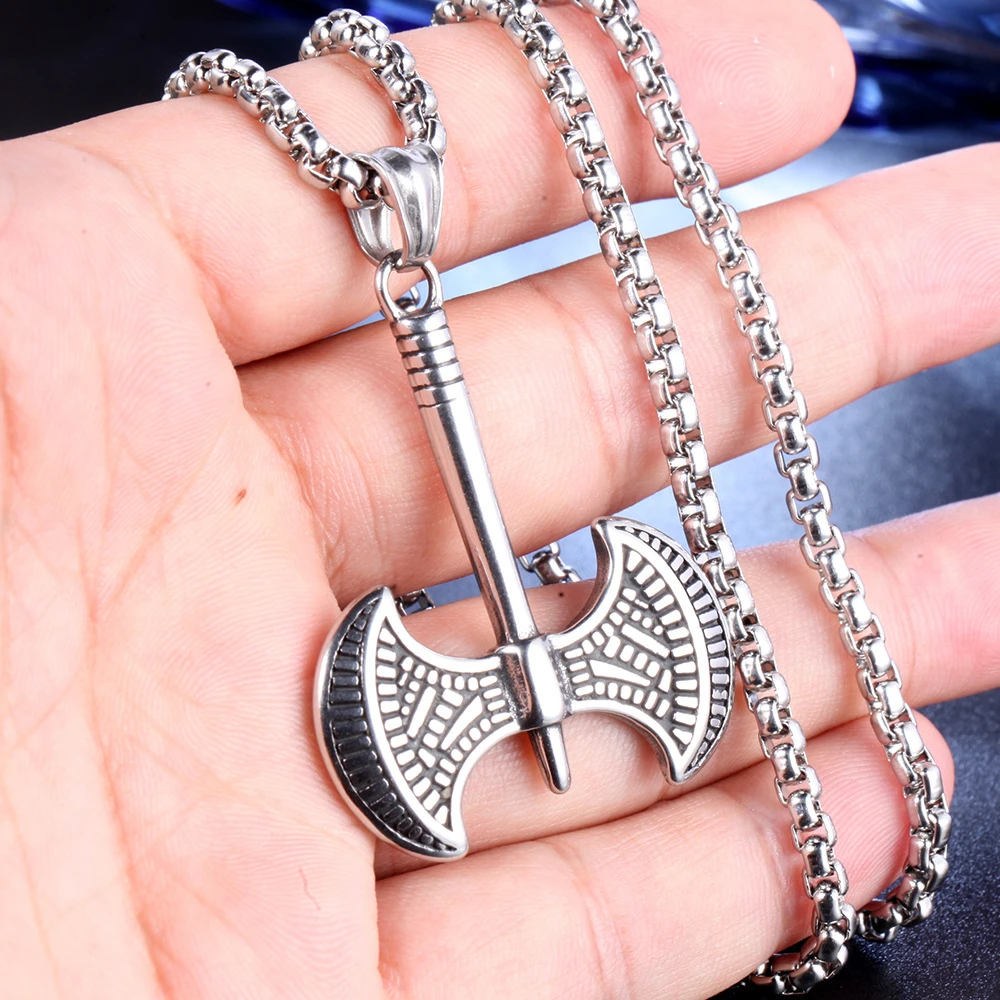 Высококачественная Подвеска из нержавеющей стали для мужчин. Двусторонняя