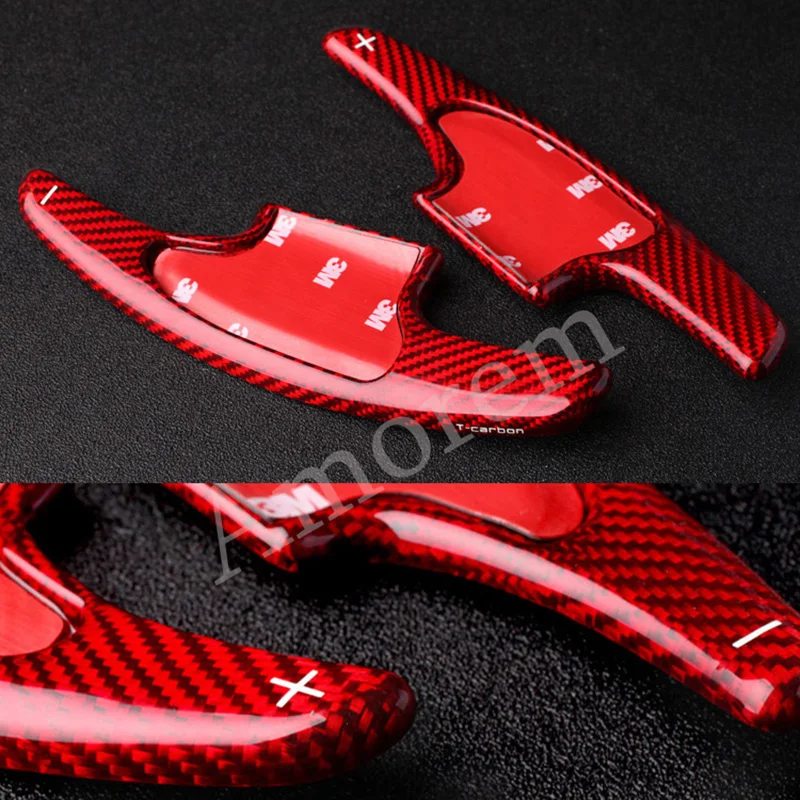 Рычаг переключения передач на руль из углеродного волокна для Honda Civic Fit Jazz VEZEL 2017