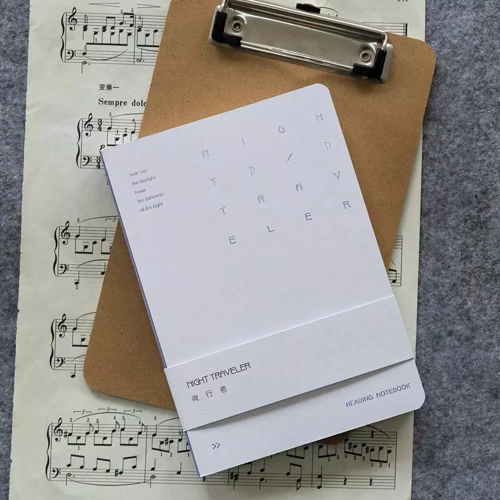 

Walker Series B6 Notebook Can Be Written Flat At 180 Degrees Four Inner Pages Bronze Night Office Writing Notebook