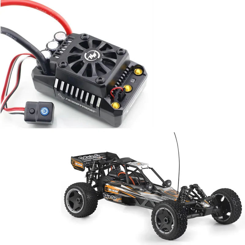 Original Hobbywing EZRUN Max5 V3 200A Waterproof Brushless ESC for 1:5 RC Car On Road | Игрушки и хобби