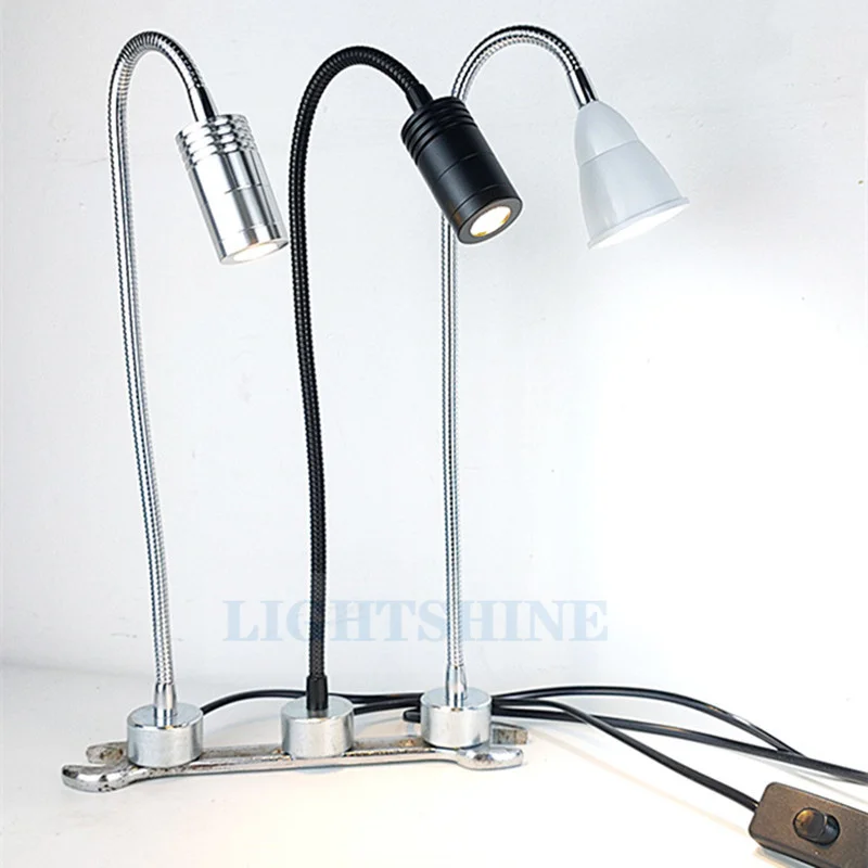 

Led Strong Magnetic Magnet Seat Table Lamp Machine Tool Lathe Hose Lamp 3W 24V 100-242VAC