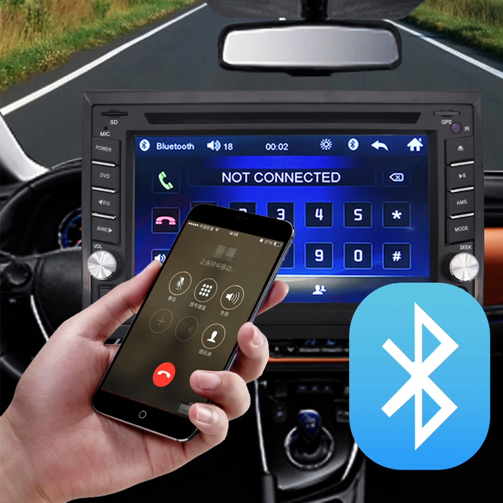 DVD-плеер wince systerm для Nissan 6 2 дюйма MP5 с Wi-Fi двойные ручки bluetooth сенсорный экран стерео
