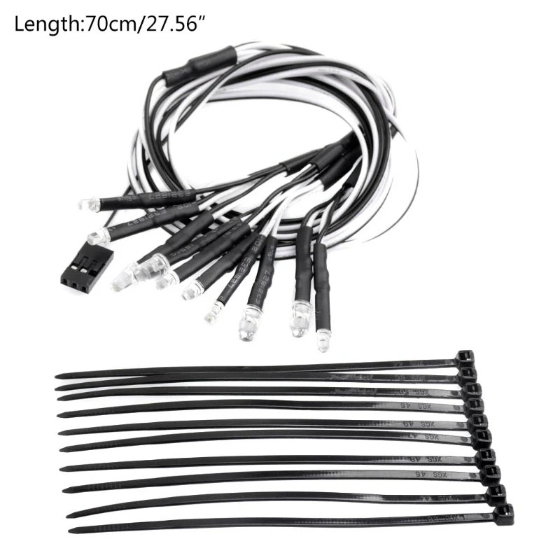 

RC Model Car Universal 8 LED Lamp Headlight/Taillight Kit