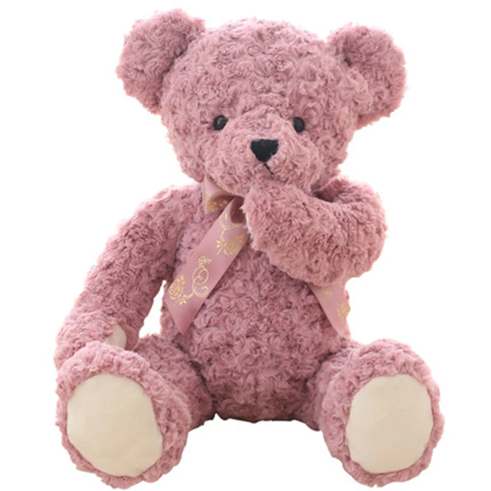 

Cute shy shy teddy bear plush doll rose velvet PP cotton kids holding bear doll girls holding delicate soft sleep