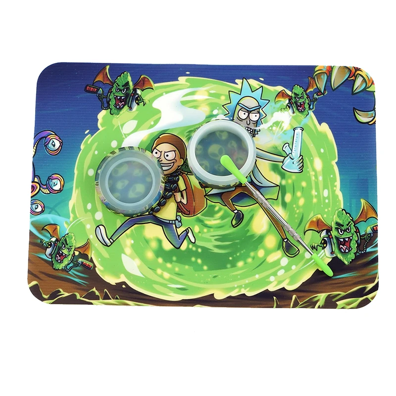 Симпатичный силиконовый коврик для уборки + металлический инструмент и