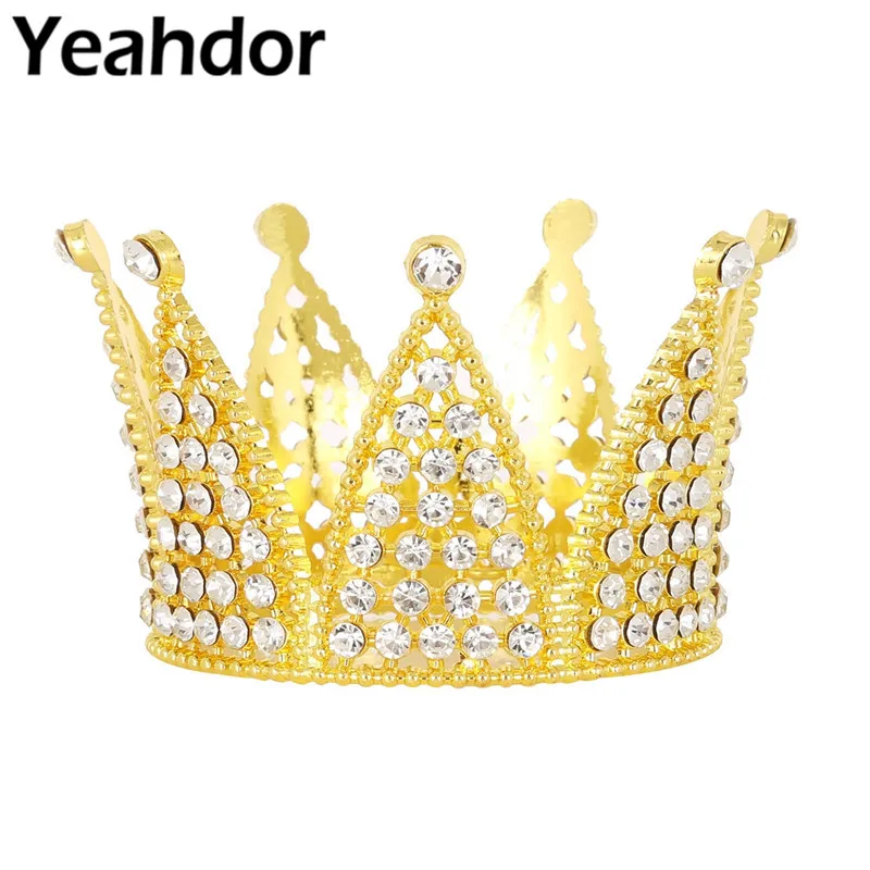 Принцесса горный хрусталь кристалл полный круг Круглая Корона Тиара головной