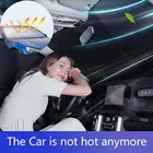 Солнцезащитный козырек для автомобиля, защитные чехлы на переднее стекло автомобиля, защита от солнца, аксессуары для защиты интерьера