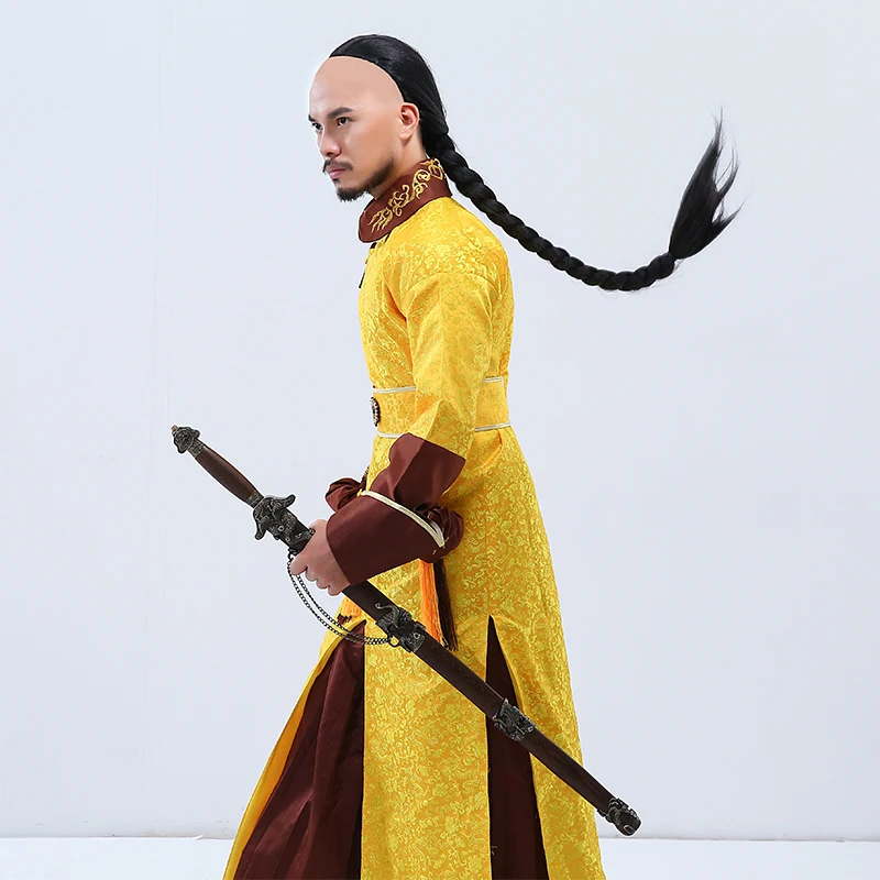 Hanfu мужской костюм для косплея китайский император дракон набор одежды