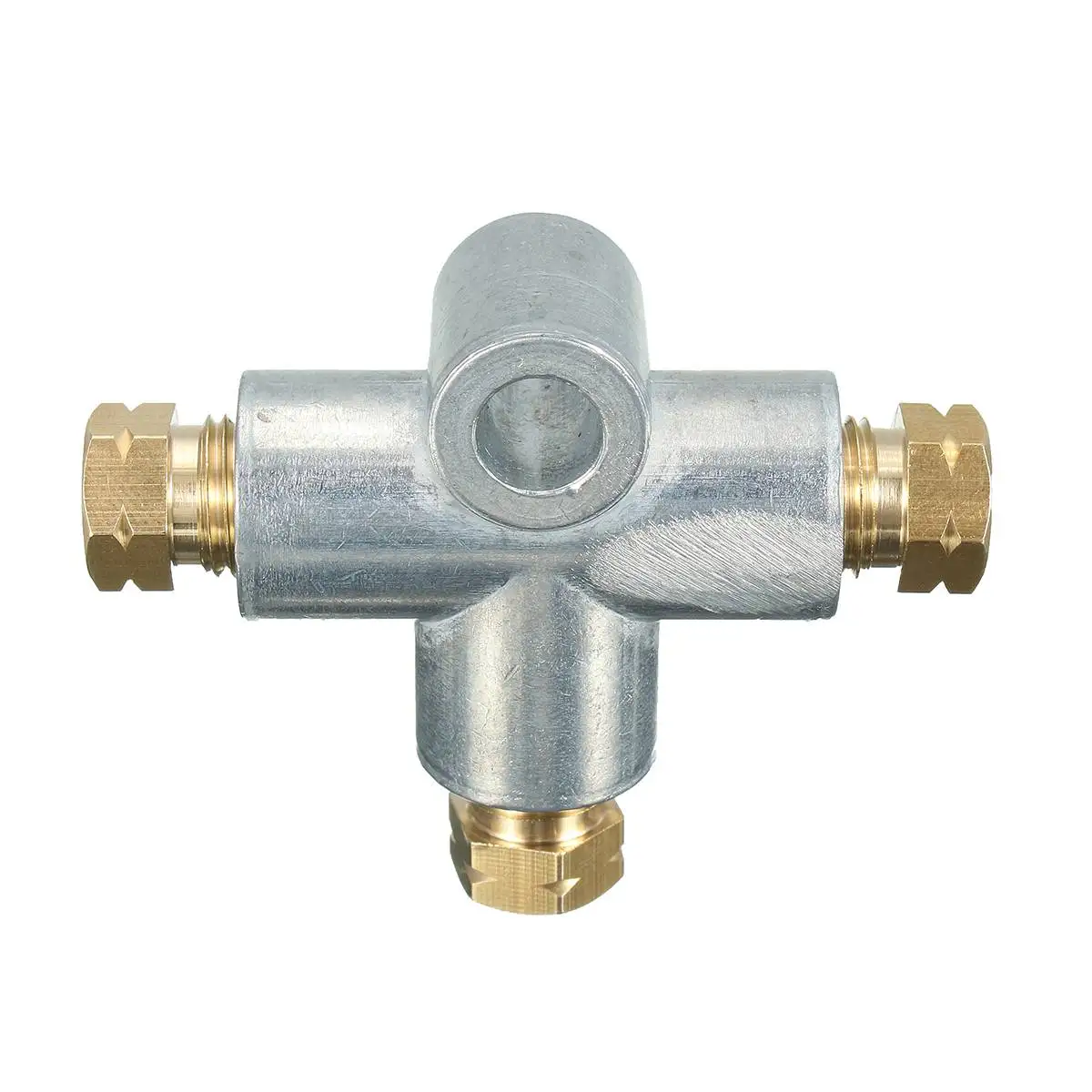 Новая серебряная 3 полосная Т образная тройник тормозной трубы с - Цена: 1 388,02 руб.