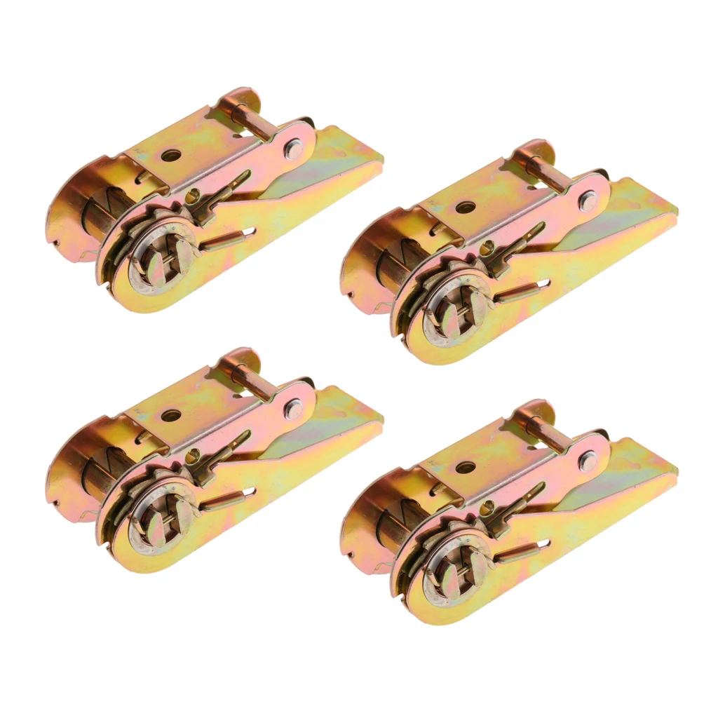 4x сверхмощный двойной замок Трещотка с ручкой ремни трещотки трейлер