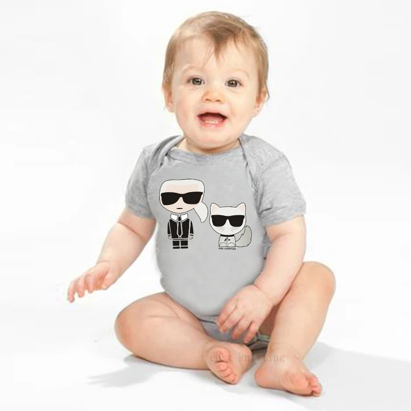

New Fashion Cartoon Printed Baby Boys Girls Jumpsuit Newborn Baby Cotton High Quality Short Sleeved Toddler Soft Infant Romper