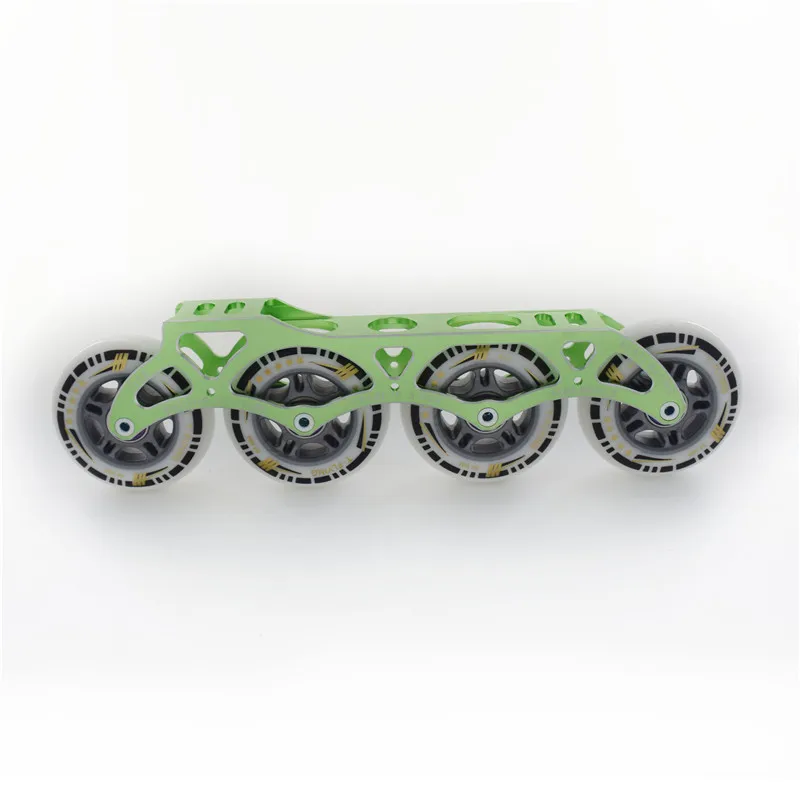 1 pair Green White 8 шт. 84 мм колеса для роликовых коньков для скорости Скейтер скейт шины для CITYRUN PS 84A 84 Rodas ILQ-11 608 распорная втулка подшипника - Цвет: 1 pair Green White