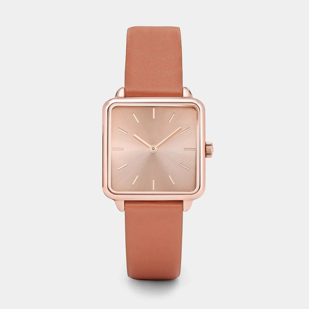 Reloj mujer классические Брендовые женские часы модные квадратные кожаные кварцевые