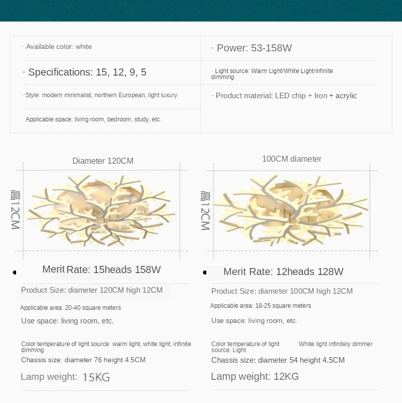 

Genuine Snowflake Ceiling Lamp Creative Bedroom Lamp Home Nordic Lamps Modern Simple Atmosphere Lighting Indoor Lighting Ceiling