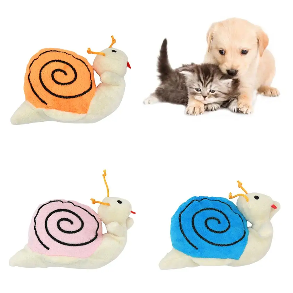 Для домашних собак и котов щенок милые улитки Форма Мягкие плюшевые куклы играть