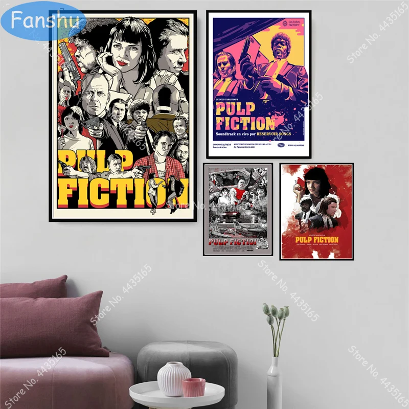 Постер из фильма Квентин Тарантино винтажная живопись холст постеры и принты