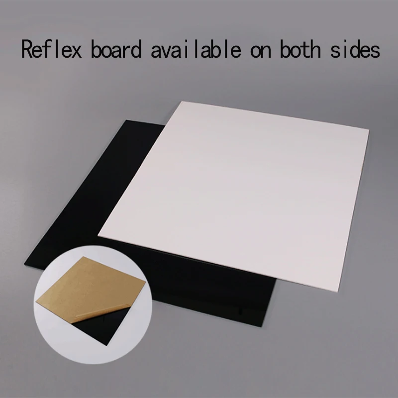 40 см Акриловая зеркальная отражающая доска белый черный фон реквизит для