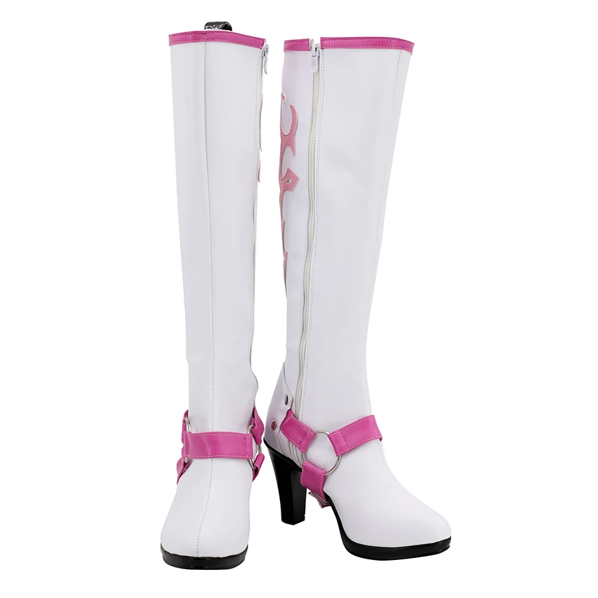 

Hot Game Final Fantasy XV Cosplay Shoes Anime Shoes FF15 Cindy Aurum High-heeled Shoes High Boots Long Boot