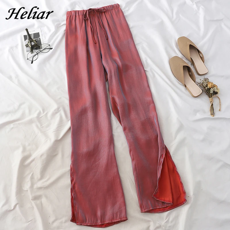 Heliar осенний гаремный с широкими штанинами брюки эластичной резинкой на талии