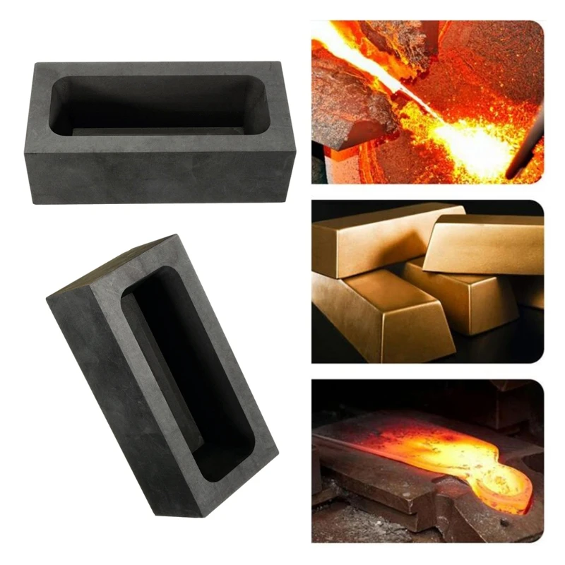 

Graphite Casting Ingot Bar Mold for Metal Copper Casting Melting Refining Strips K3ND