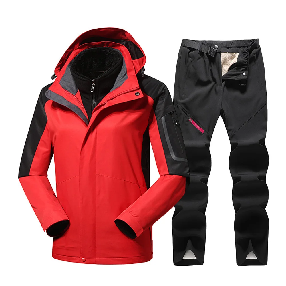 Новинка 2020 лыжный костюм для мужчин зимний ветрозащитный водонепроницаемый