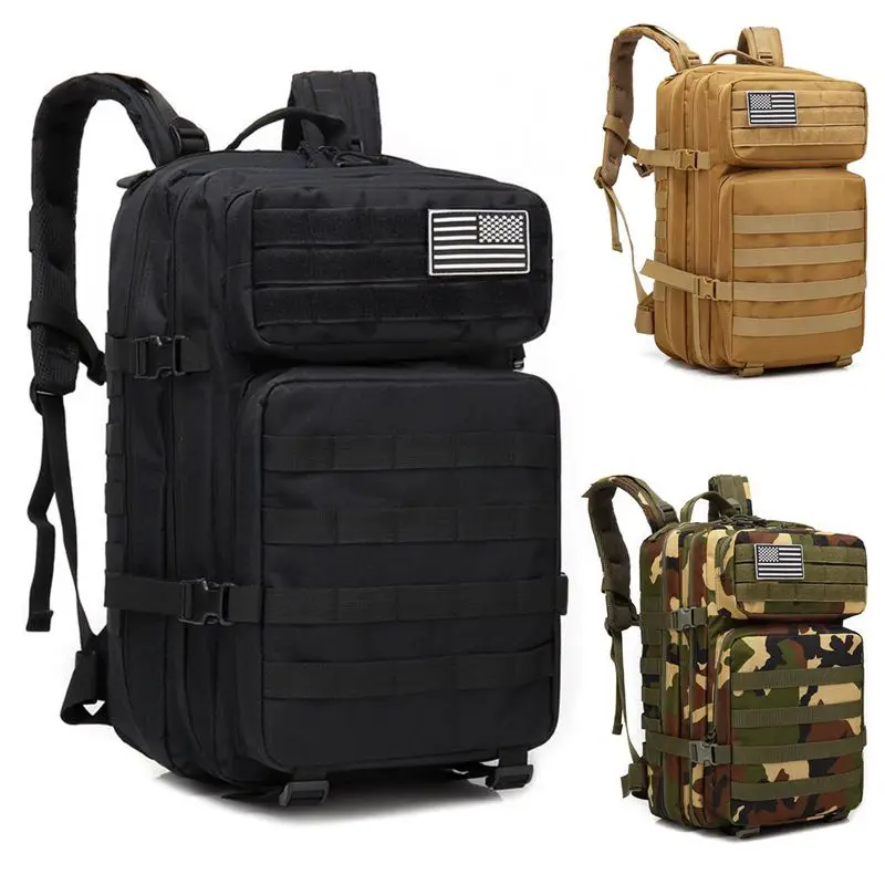 Камуфляжный тактический рюкзак вместимостью 43 л армейский Военный уличный