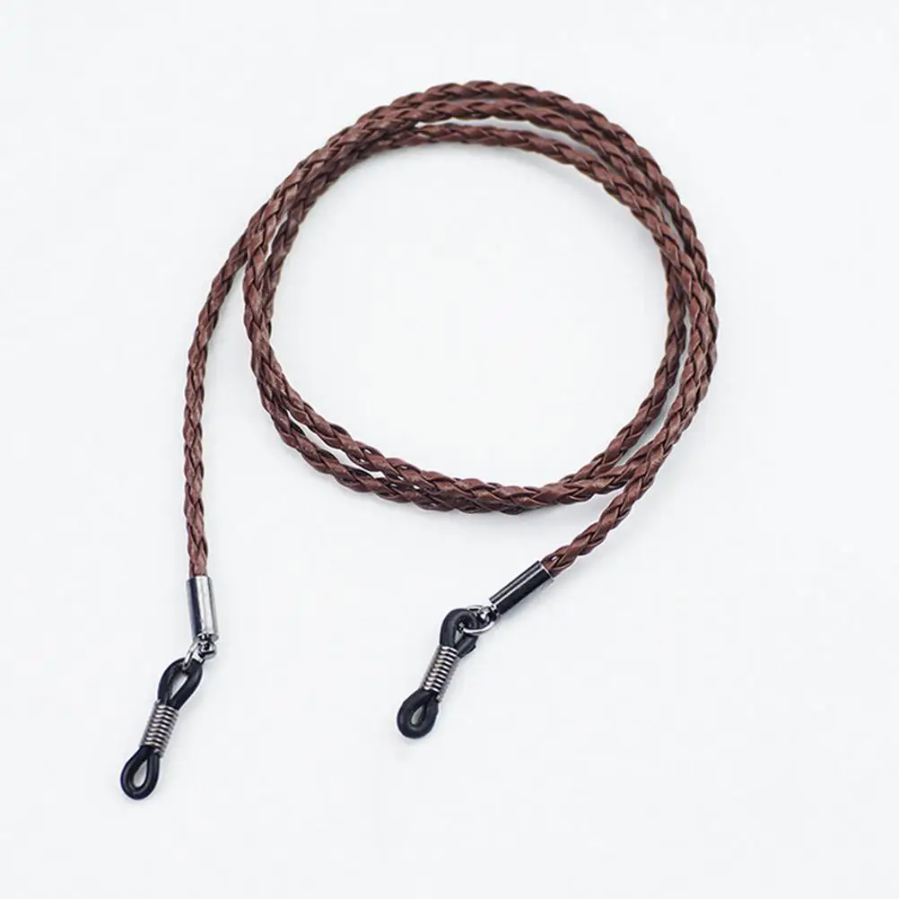 Новинка 2018 плетеная цепочка из искусственной кожи для очков шнурков