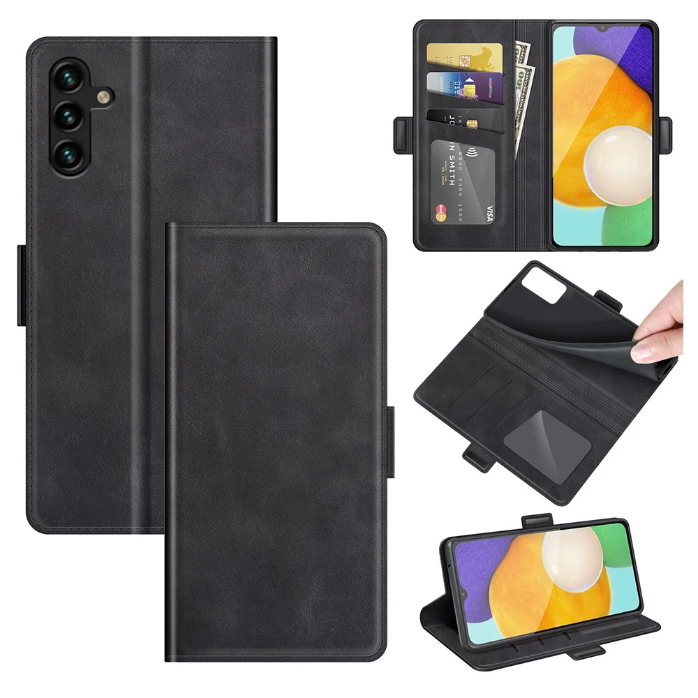 Магнитный кожаный чехол для Samsung Galaxy Xcover 5 Женский флип-чехол A12 A13 A22 A32 A52 A72 A82 S21 S22