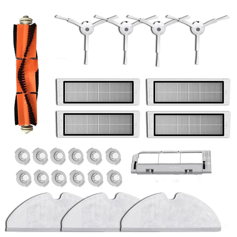 

Accessories Kits For Xiaomi Roborock S50 S51 S5 C10 Roborock Robot Vacuum Parts Filter Side Brush Roll Brush Mop Cloth